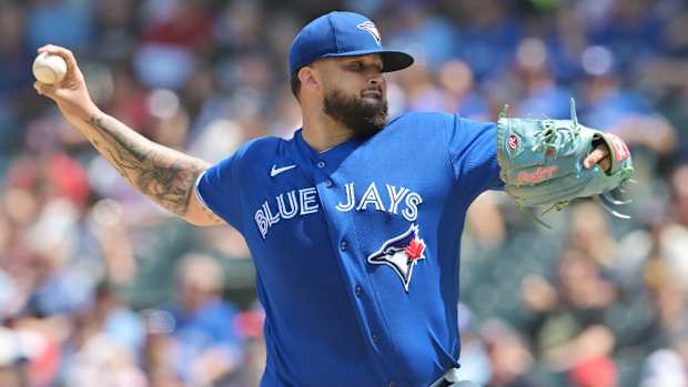 Toronto Blue Jays pitcher Alek Manoah